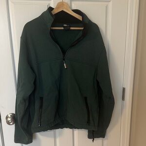 Illuminite Men's Forest Green Half-Zip Jacket L
